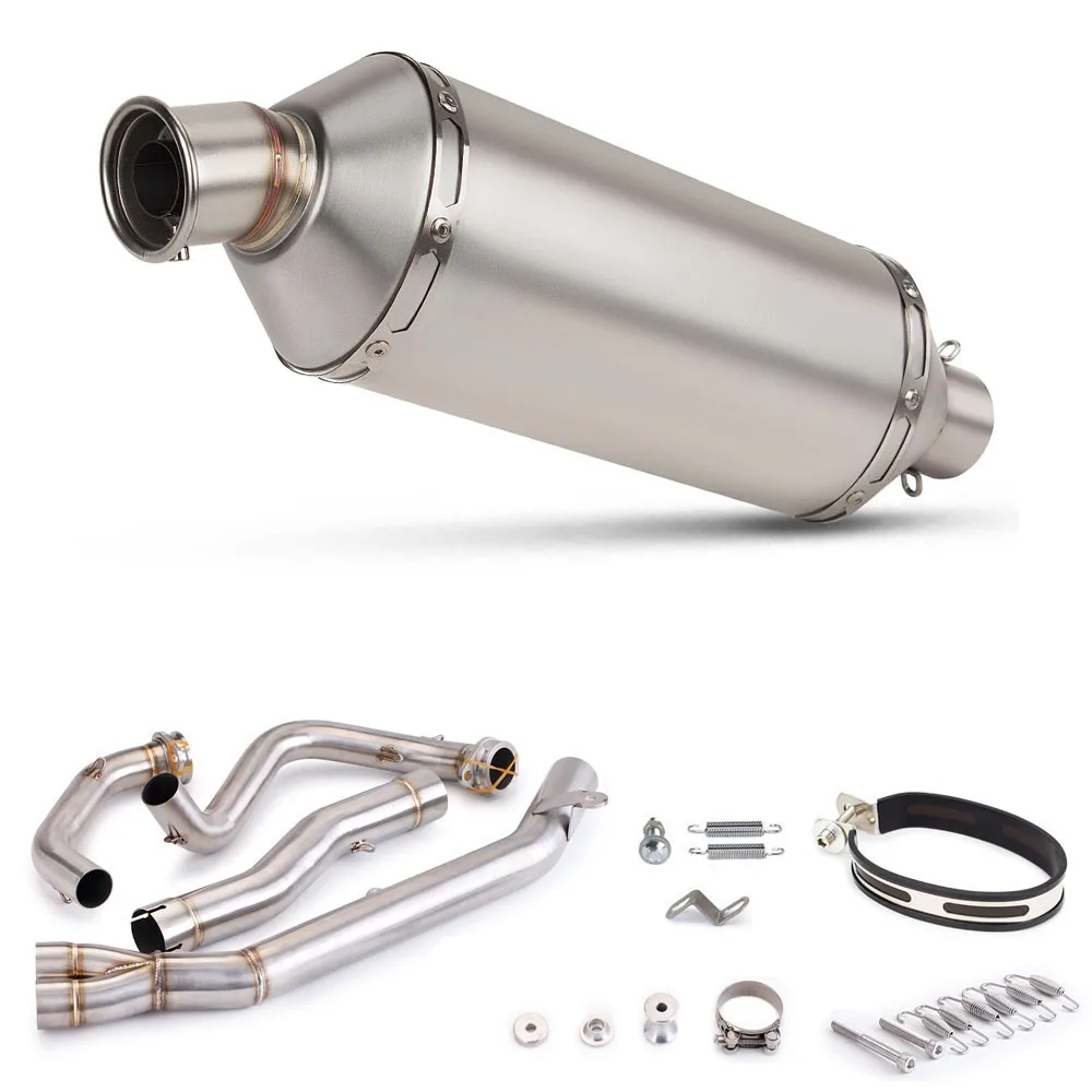 For Honda CFR1000L Africa Twin / Adventure Sports 2016-2019 Motorcycle Exhaust Full System Front Manifold Muffler With DB Killer