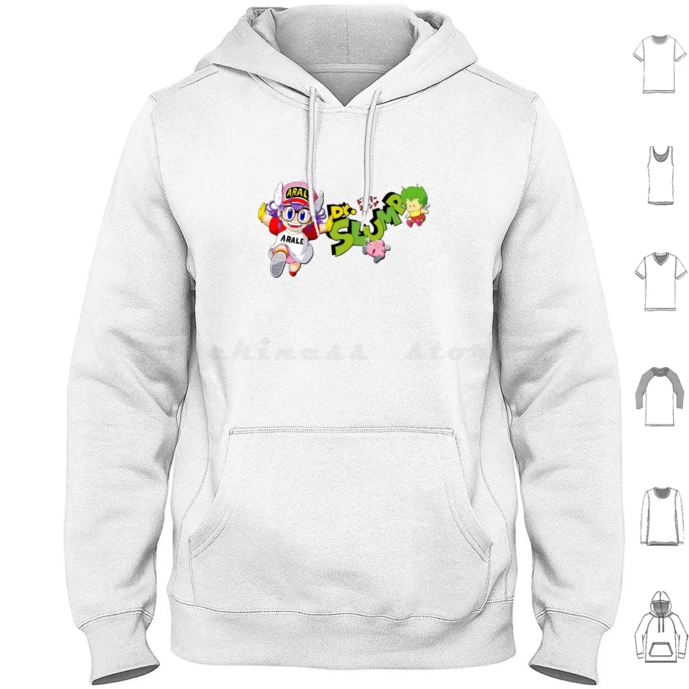 

Dr. Slump-Logo Hoodies Long Sleeve Dr Slump Dr Slump Anime Anime Penguin Village Arale Norimaki