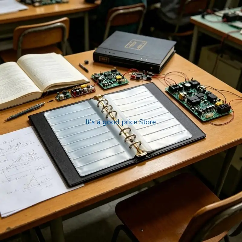  Electronic Parts Organization Book Resistor Capacitor Storage Book Chip Sample