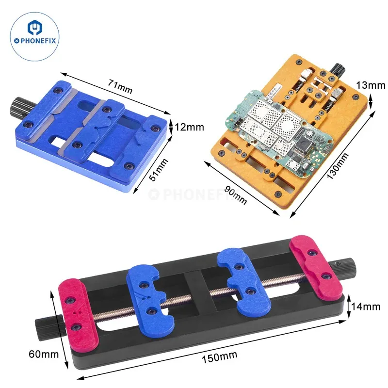 Universal Mobile Phone Motherboard BGA IC Chip Fixed Holder Fixture Heat Resistant Soldering Desoldering Repair Fix Clamp Tool