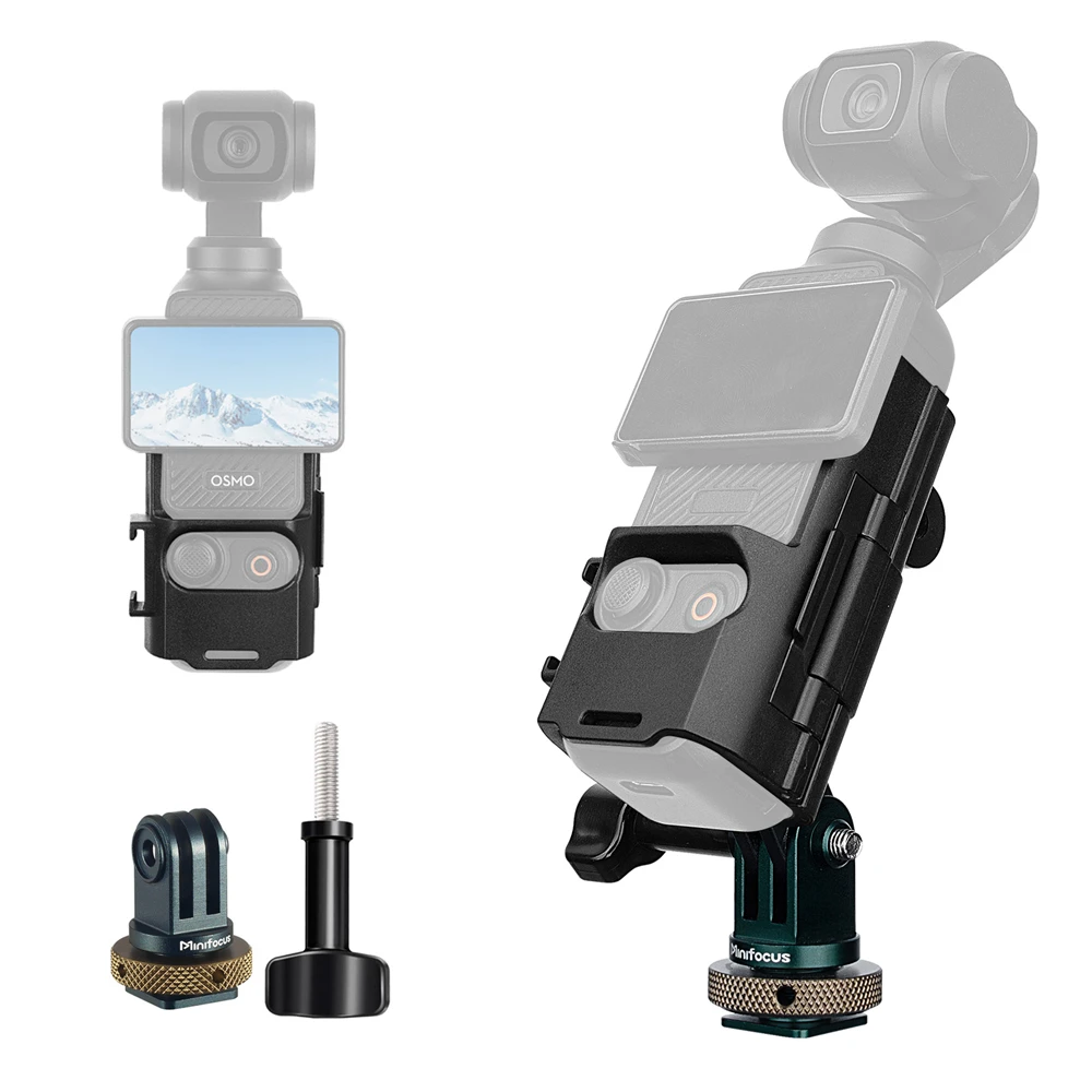 Hot Shoe Adapter für DJI Osmo Pocket 3 Kamera Erweiterungs-Kaltsteckadapter für DSLR Hot Shoe Mikrofon Video-Licht-Halterung
