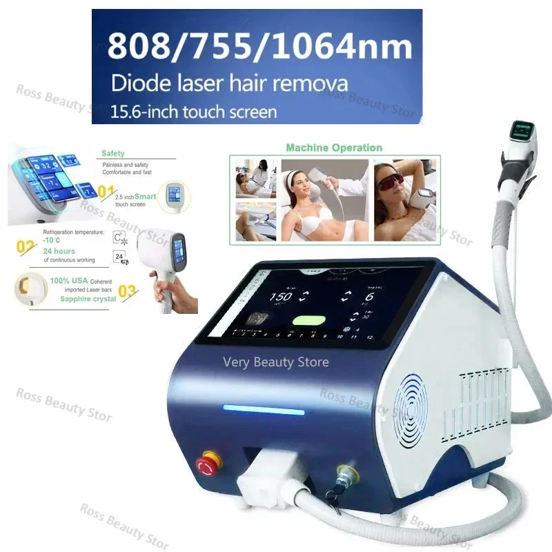 2024 3500WPortable Oem 808nm Diode Laser Hair Removal Machine For Sale Diode Laser Hair Removal Machine For Face And Body Laser