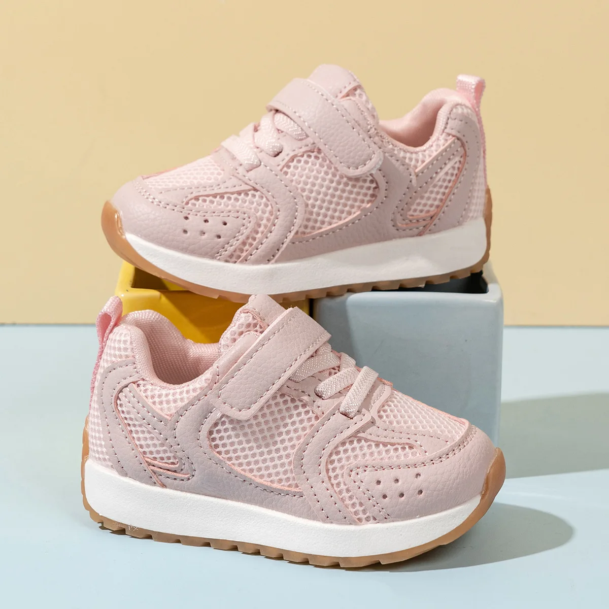 New Autumn Boys Girls Vintage Soft-soled Sneakers Kids Non-slip School Running Shoes Baby Thick-soled Comfortable Casual Shoes