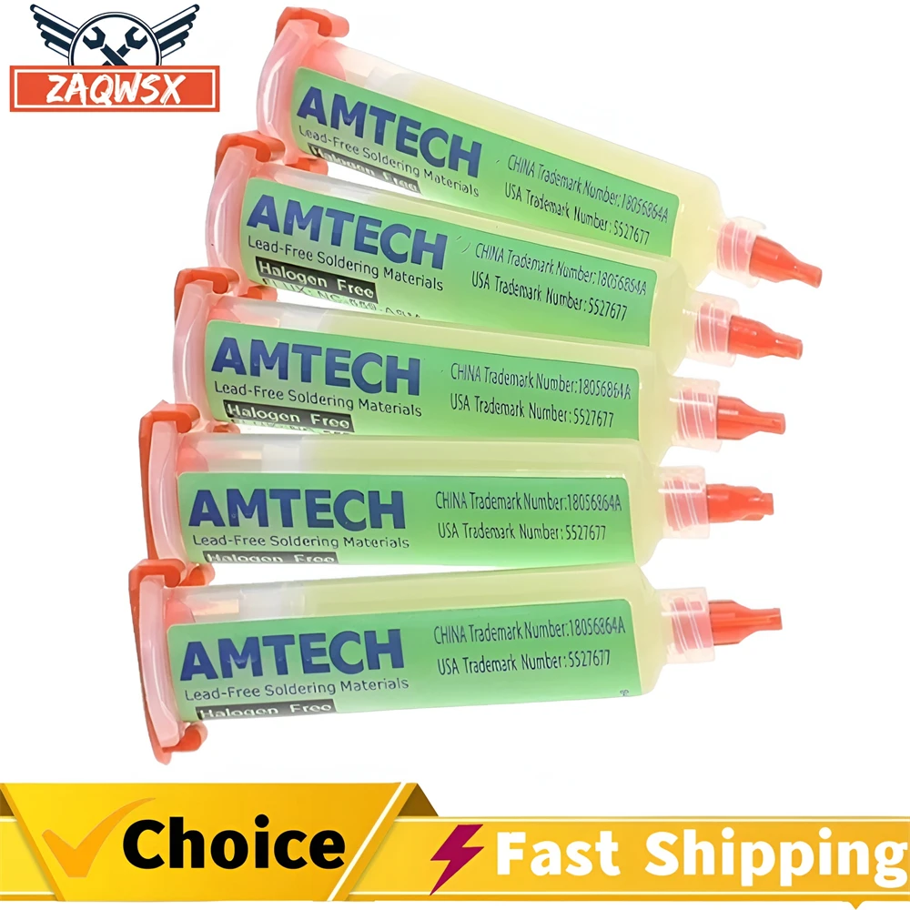 1pc Paste Solder paste Amtech NC-559-ASM 10CC 100% Clean BGA PCB IC Reballing Soldering Paste Grease Solder Flux