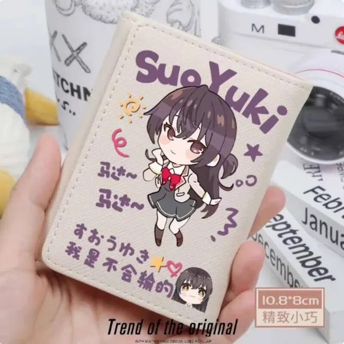 

Alya Sometimes Hides Her Feelings In Russian, модный кошелек из искусственной кожи, кошелек для карт, засов для монет, сумка для денег, подарок для косплея B1797 аниме