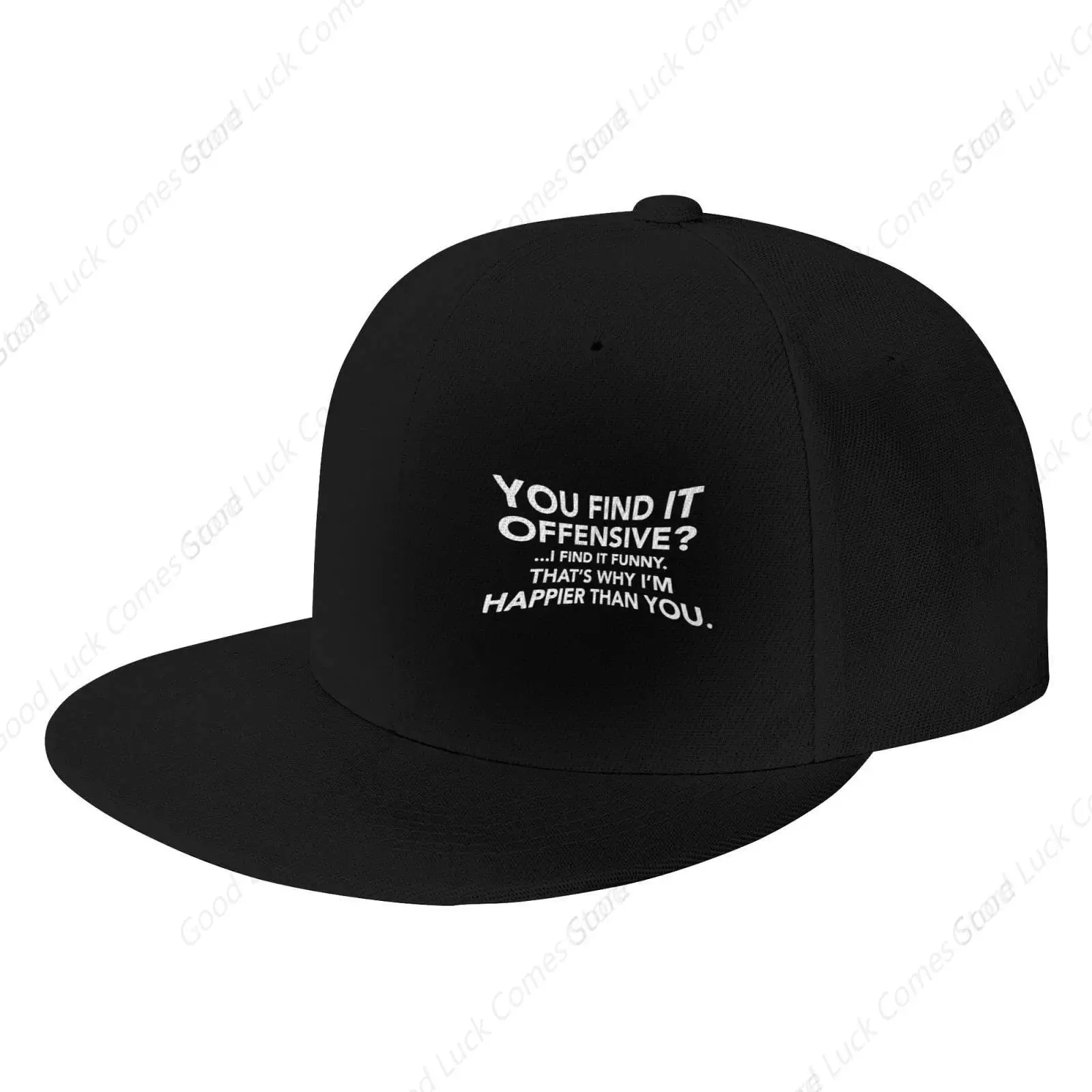 You Find It Offensive Flat Brim Cap Unisex Flat Bill Baseball Caps