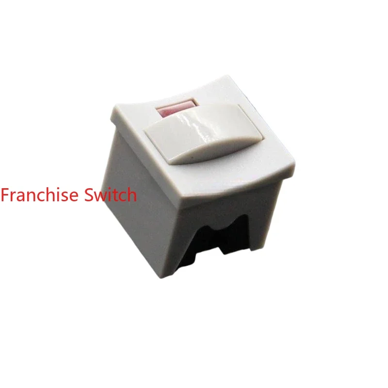 

10PCS Electronic switch 14*14 button gray light square P2 6foot original