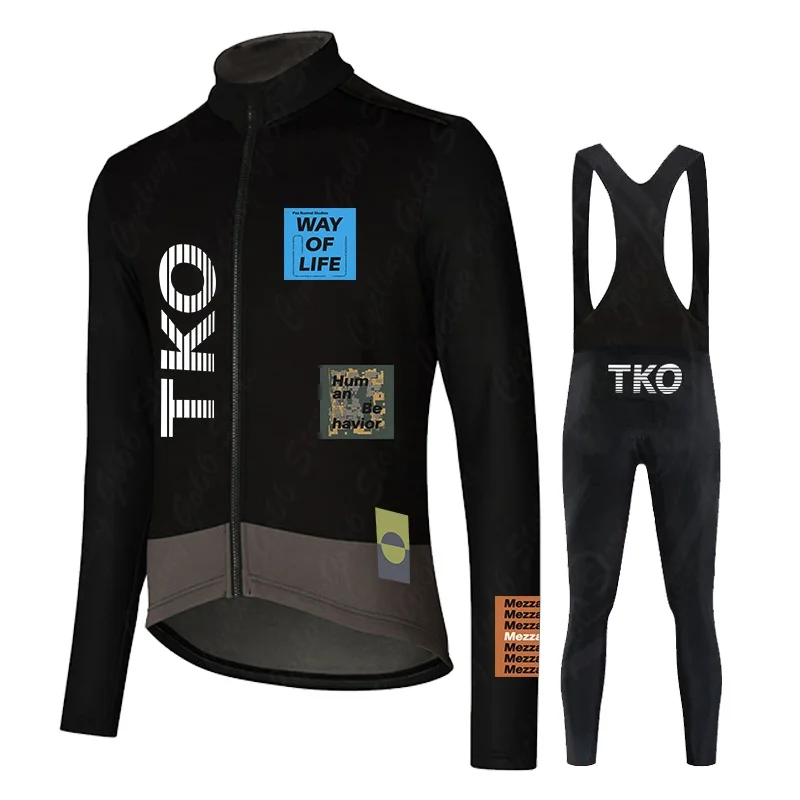 

2025 team TKO Long Sleeve Cycling Clothing Spring Autumn Cycling Jersey Set New Bike Clothing MTB Maillot Ropa Ciclismo
