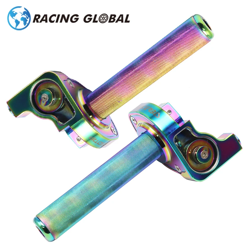 ALCON Multicolor 22mm CNC alluminio acceleratore acceleratore Twist Grips rapido per ciclomotore Scooter impugnatura universale impugnatura dell'acceleratore