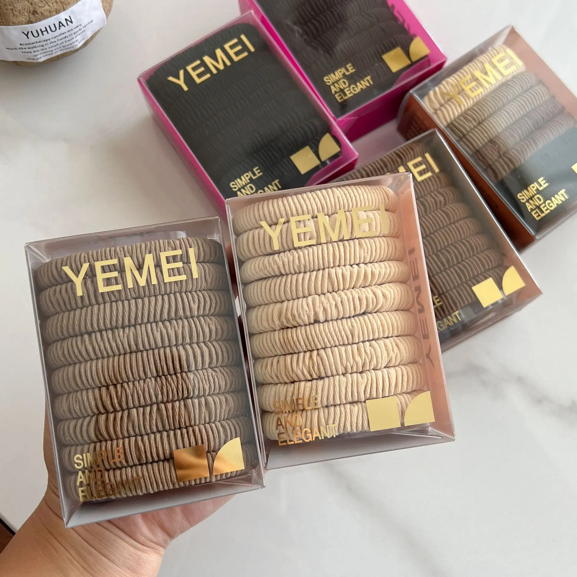 

9pcs High Ponytail Scrunchies Extra Thick Elastic Hair Ties for Women 2025 New No Slip No Damage Hair Band Snag Free