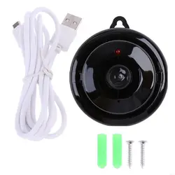 Portable Wifi 1080P Camera with Night Vision Motion 110 Degree Fisheye Camera Record Store and Review Footage Sd Card