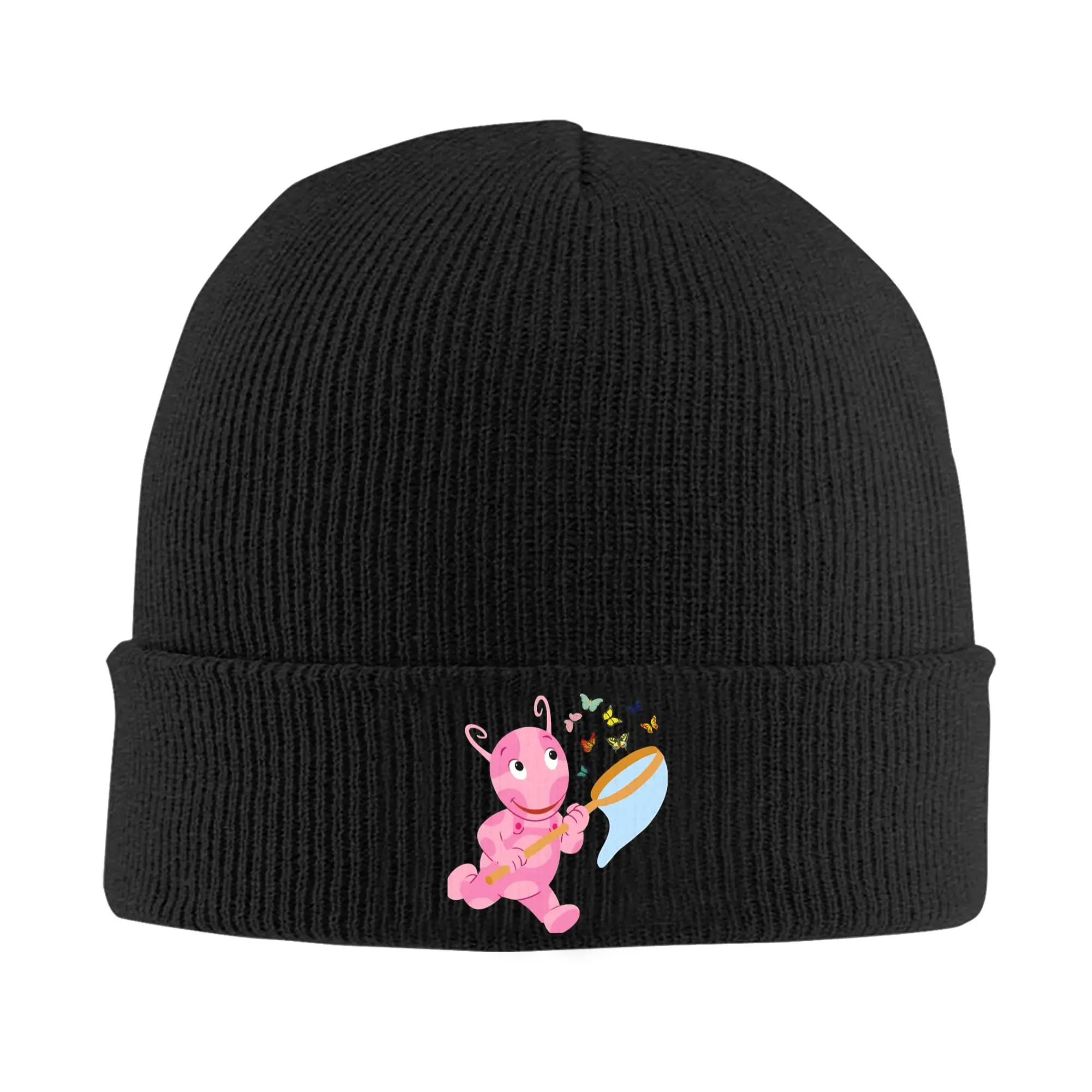 Pablo Backyardigans Knitted Caps for Women Men Beanies Autumn Winter Hat Acrylic  Hip Hop Cap