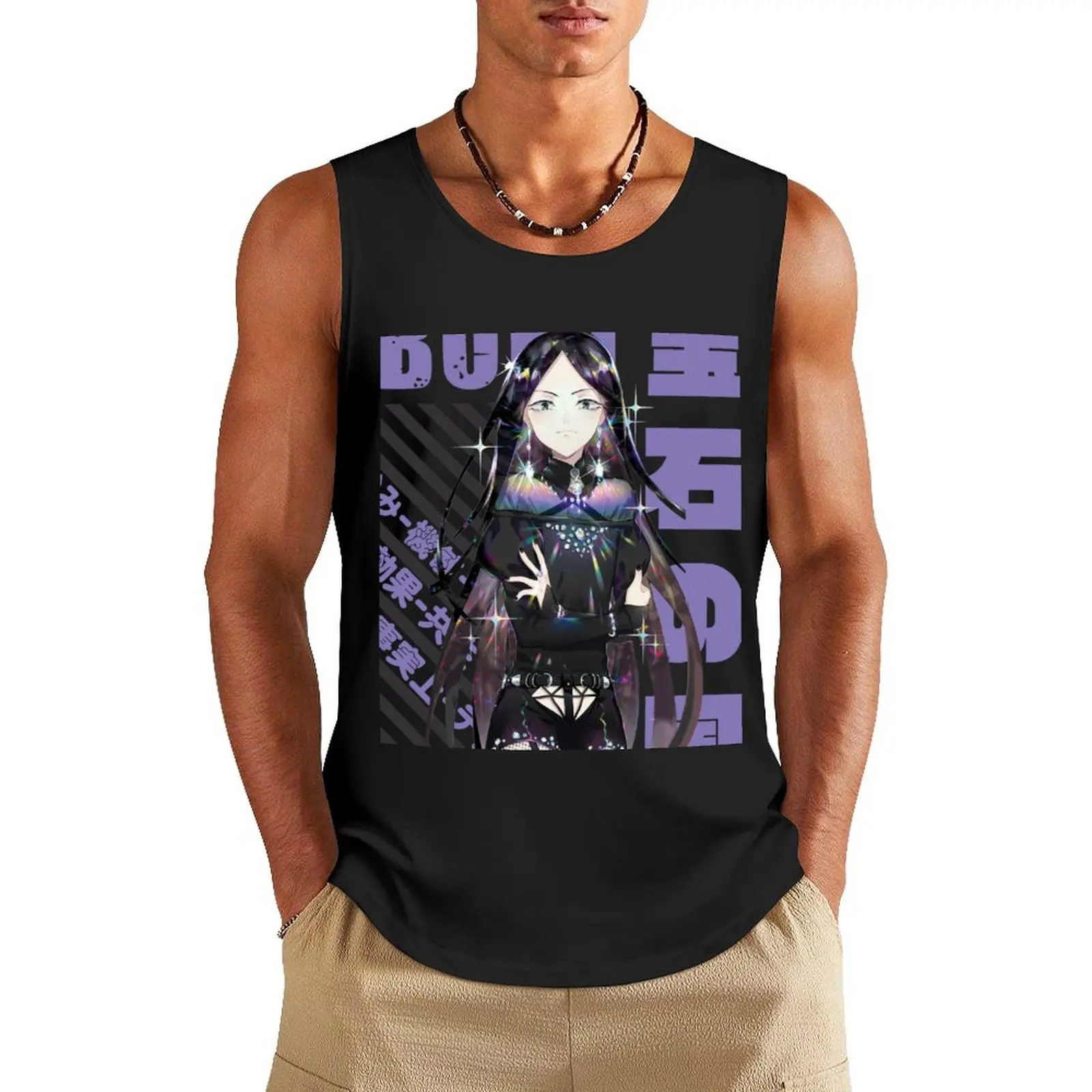 

Houseki no Kuni - Bort Tank Top Men's summer t-shirt Men's tops Bodybuilding clothing man