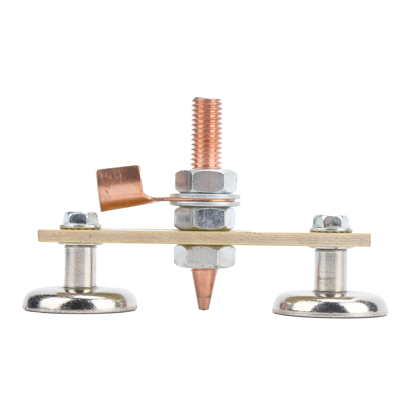 Cabezal magnético de soldadura, cabezal de soldadura a tierra, máquina de soldadura, conector de doble tierra, conector de foco de cabeza magnética de 4mm