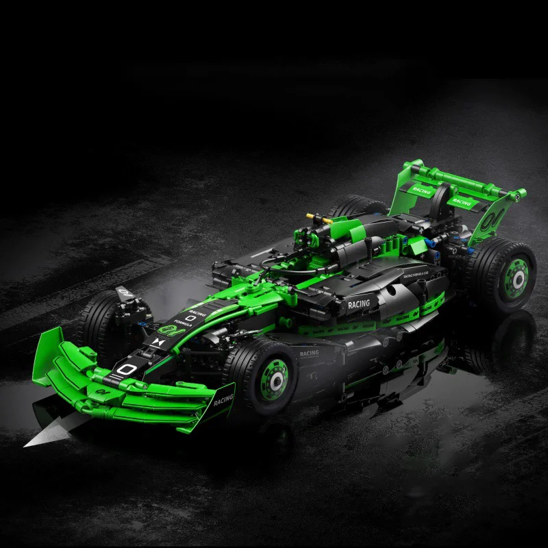 1274 Uds. Técnico MOC Racing C24KS montaje de bloques de construcción DIY F1 modelo de coche juguetes de construcción conjunto adultos niños regalos