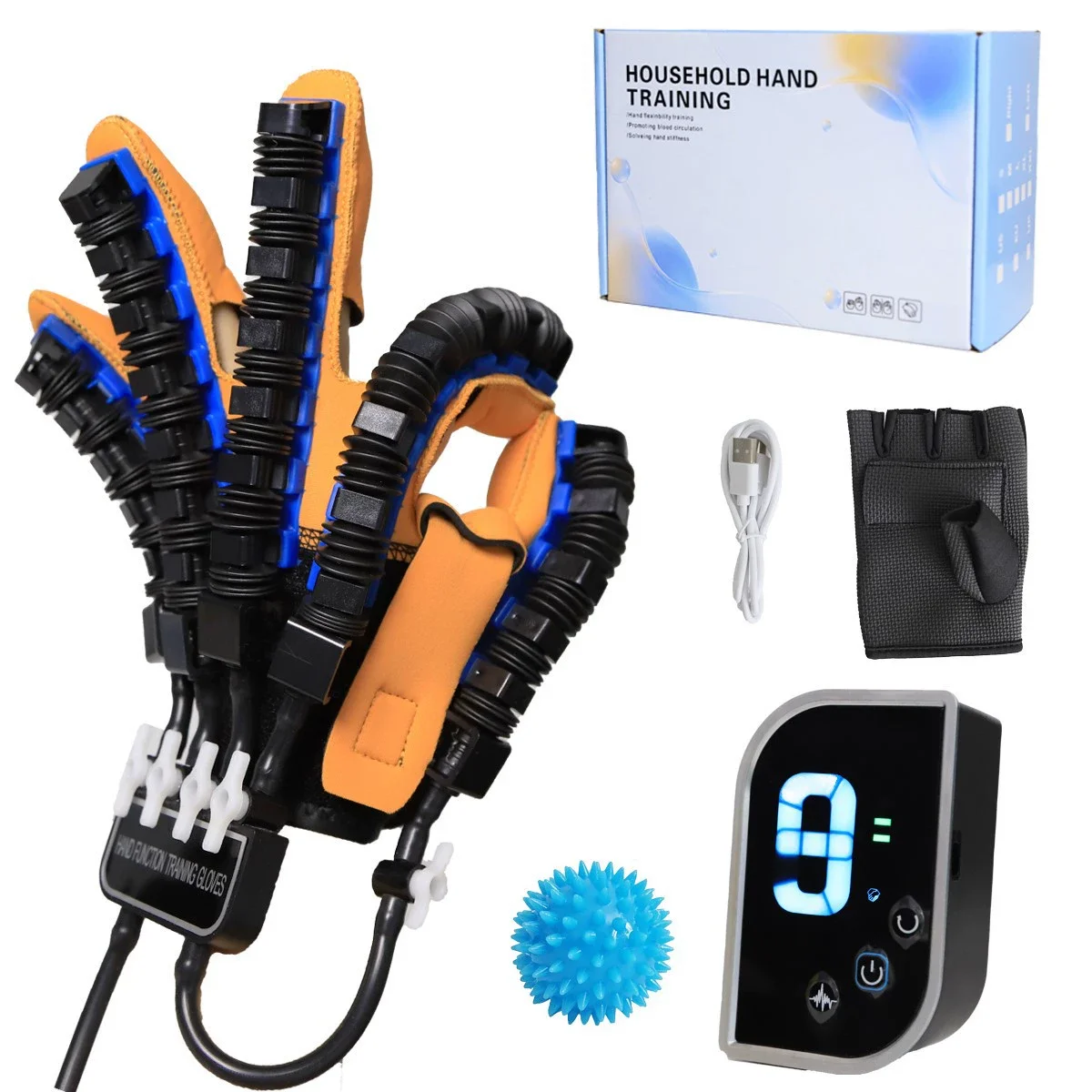 electric-rehabilitation-robot-glove-stroke-hemiplegia-cerebral-infarction-hand-therapy-device-finger-training-exerciser-recovery