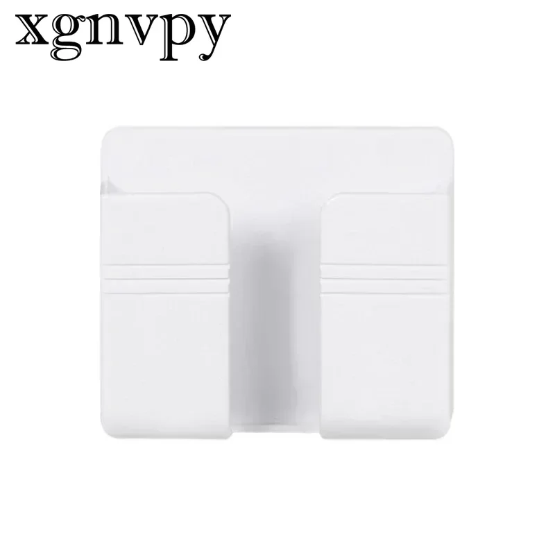 xgnvpy Remote Control Storage Box Simple Punch Free Table Side Wall Hanging Air Conditioner Remote Board Bedside Phone Holder