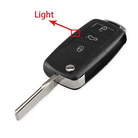 KEYYOU для VW для Volkswagen Jetta Golf Passat Beetle Fabia Octavia Ibiza брелок складной чехол для дистанционного ключа 2/3 кнопки откидной чехол для ключа