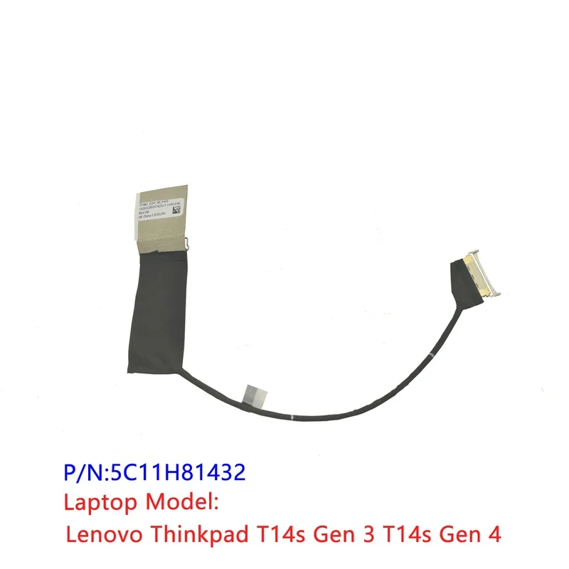 

Новый кабель EDP для LCD-экрана Lenovo Thinkpad T14s 3 T14s Gen 4, видео LVDS FHD 30P 5C11H81432