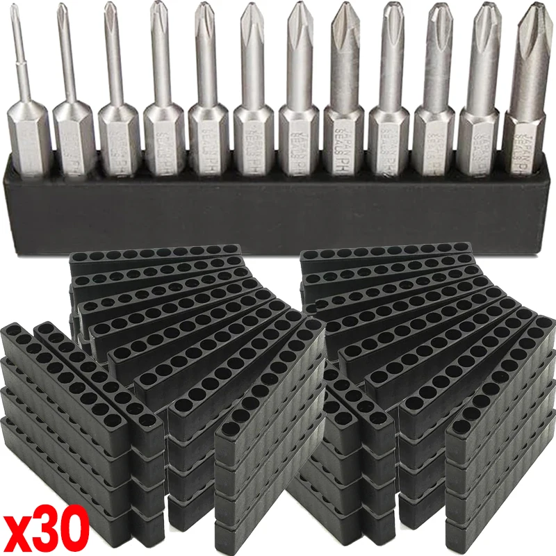 

Drill Bit Storage Base Hex Shank Screwdriver Bit Holder Drill Bit Head Storage Stand Hardware Tools Power Storage Accessories
