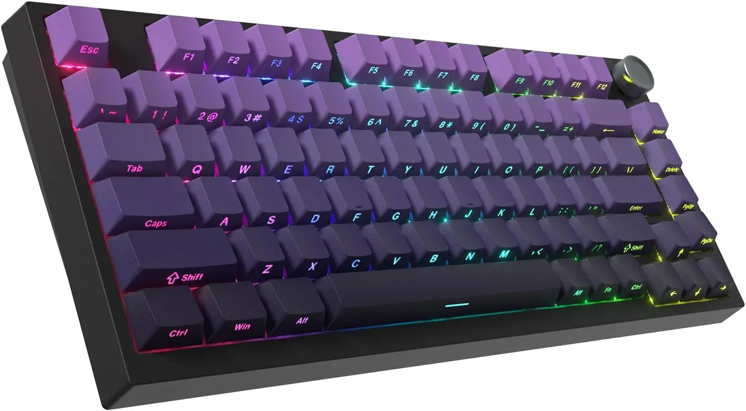 75% Wireless Gaming Mechanical Keyboard, Hot-Swappable Linear Switches, RGB Backlit for PC/Laptop/Console