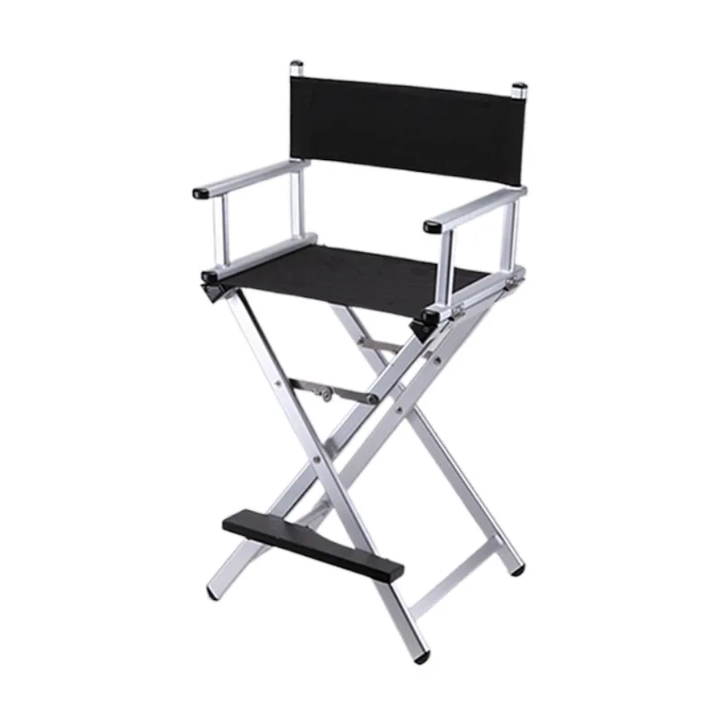 High Aluminum Frame Makeup Artist Director Chair Foldable Outdoor Furniture Lightweight Portable Folding Director Chair WRXYH