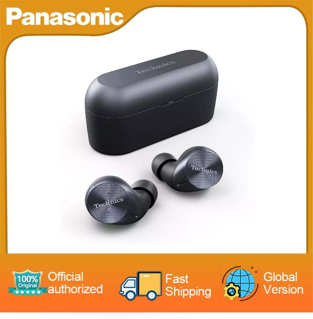 Panasonic Technics HiFi True Wireless Multipoint Bluetooth Earbuds with Advanced Noise Cancelling EAH-AZ60