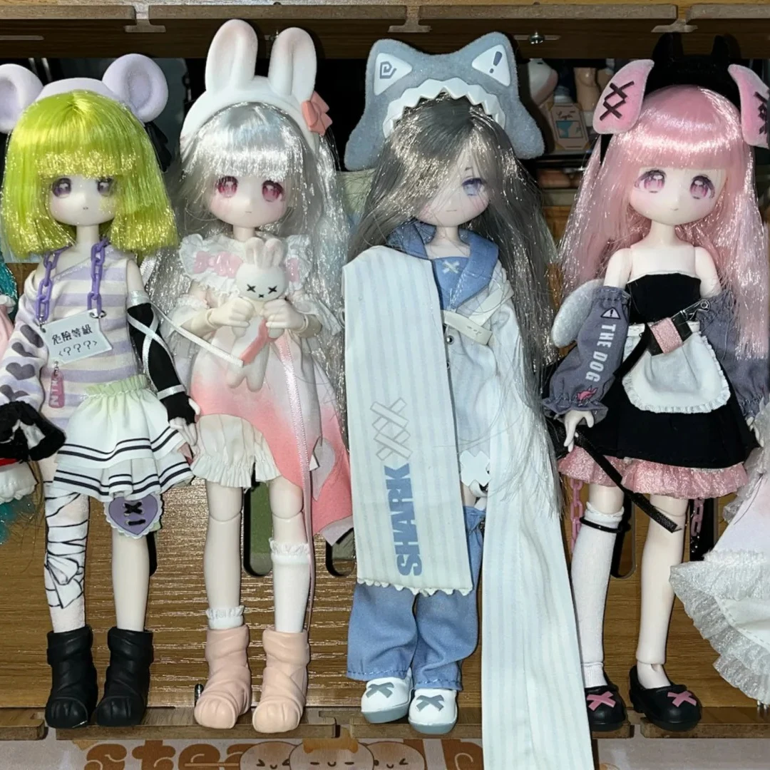 

Genuine Lovely Inedible 8 Points Hair Transplant Bjd Doll Blind Box Action Figure Collection Desktop Ornament Fashion Trend Gift
