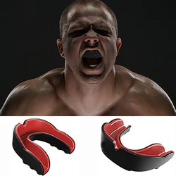 1pc Adult Professional Combat Sports Mouthguard Football Basketball Boxing Muay Thai Rugby Mma Sandatraining Sports Mouth Guard