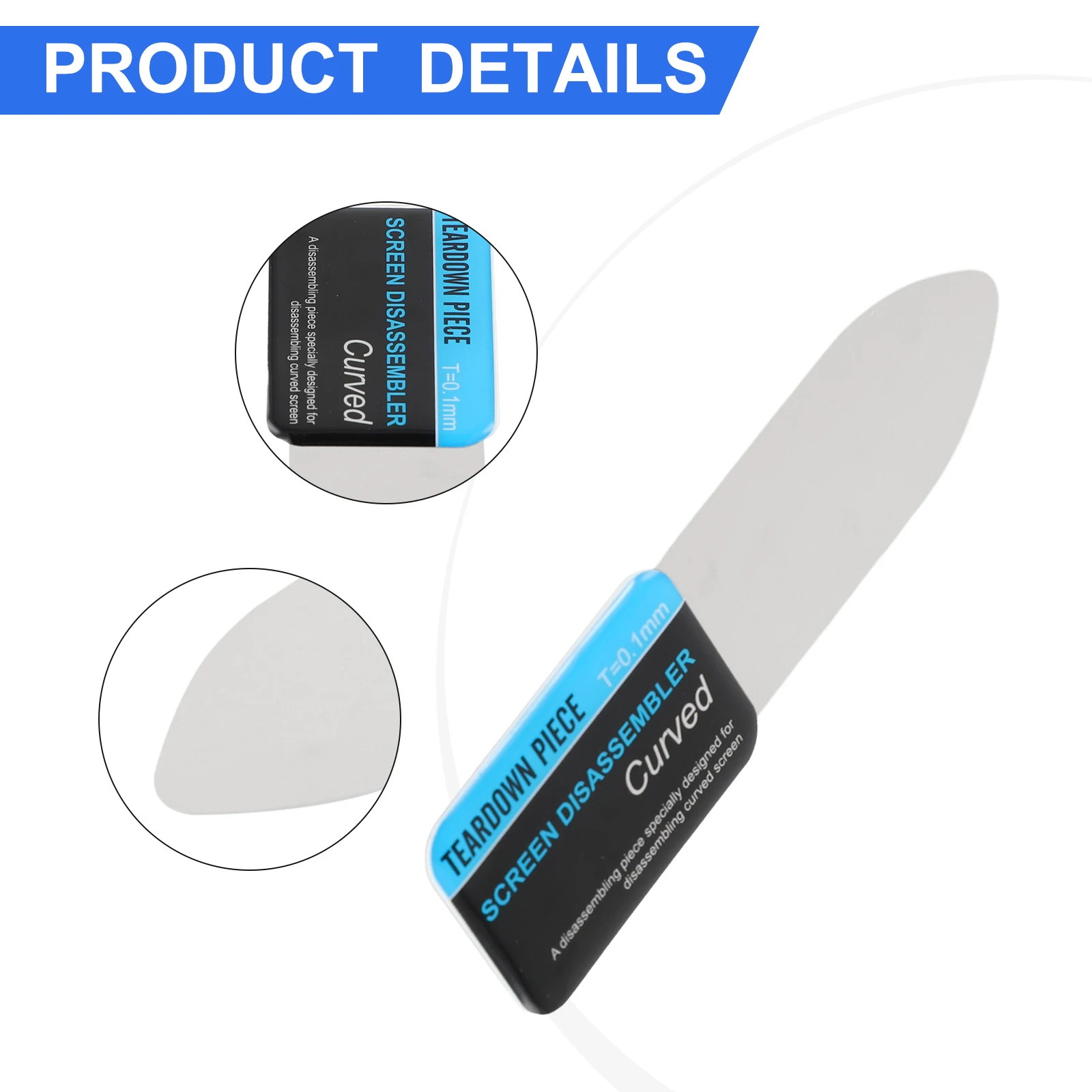 Removal Tool Screen Teardown Film Hand Tools Home Replacement Smooth Spring Steel 0.1mm Polished For Prying/Opening Tasks