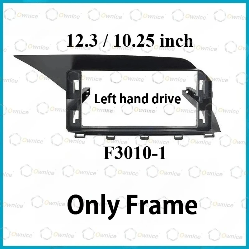 Ownice 12.3 10.25 Inch Car Frame Fascia Adapter Canbus Box Decoder Android Radio Dash Fitting Panel Kit for Benz GLK 2010 - 2012