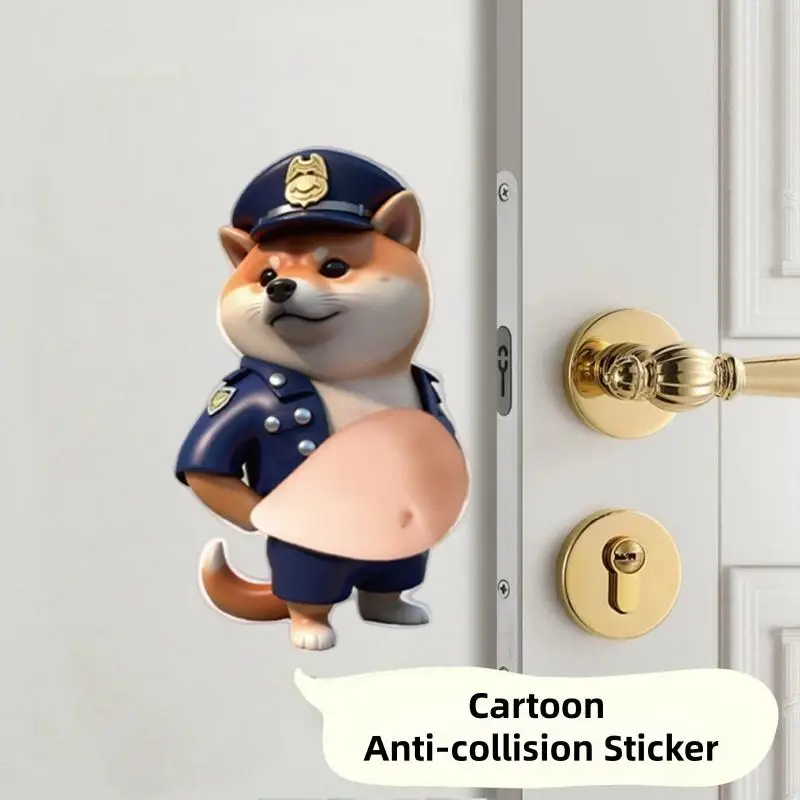 

2Pcs Squeezeable 3D Puppy Stickers Soft Belly Phone Case Decoration Decompression Stress Relief Toy Gift