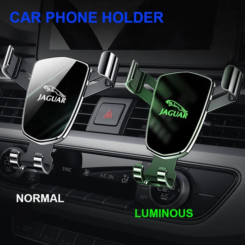 

Car Phone Holder Air Vent Clip Mount Stand Support for Jaguar XF XFL XJ XJL XE XEL XK XKR XJ6 XJS I Pace Fpace Epace Accessories