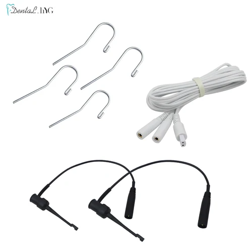 Imagen 1 del producto Localizador Dental Apex, alambre de prueba, tratamiento Endo, accesorios de medición, 4 Uds., ganchos para labio, 1 unidad de prueba, 2 uds., archivador de Cable