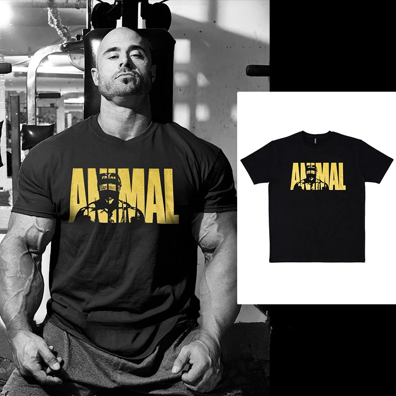 Global Beast Loose Fitness Training Gym Leisure T-Shirt Men's and Women's Luxury Brand