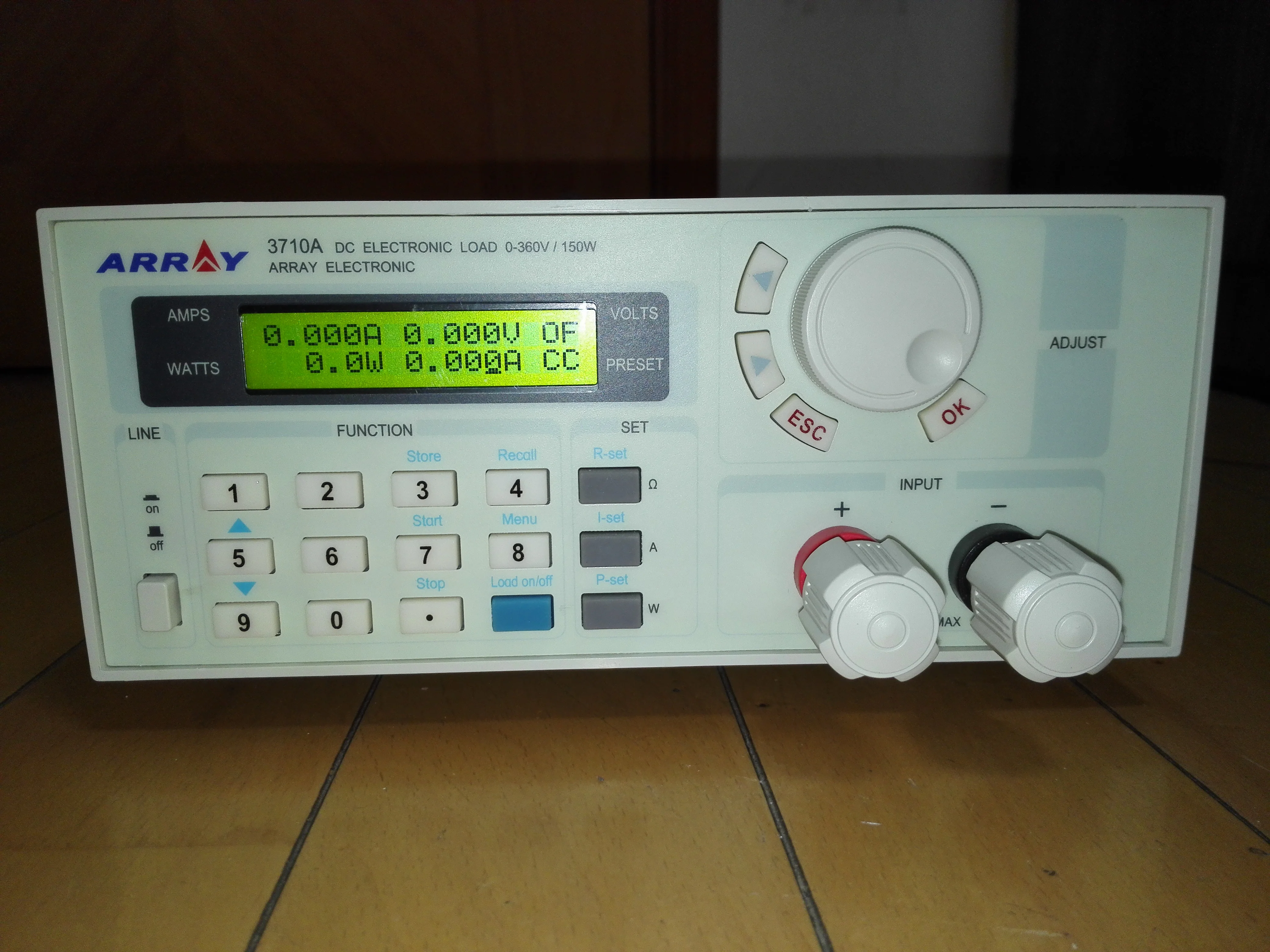 Array 3710A DC Electronic Load, Programmable 150W 0-360V 0-30A Precision Tester with USB Control