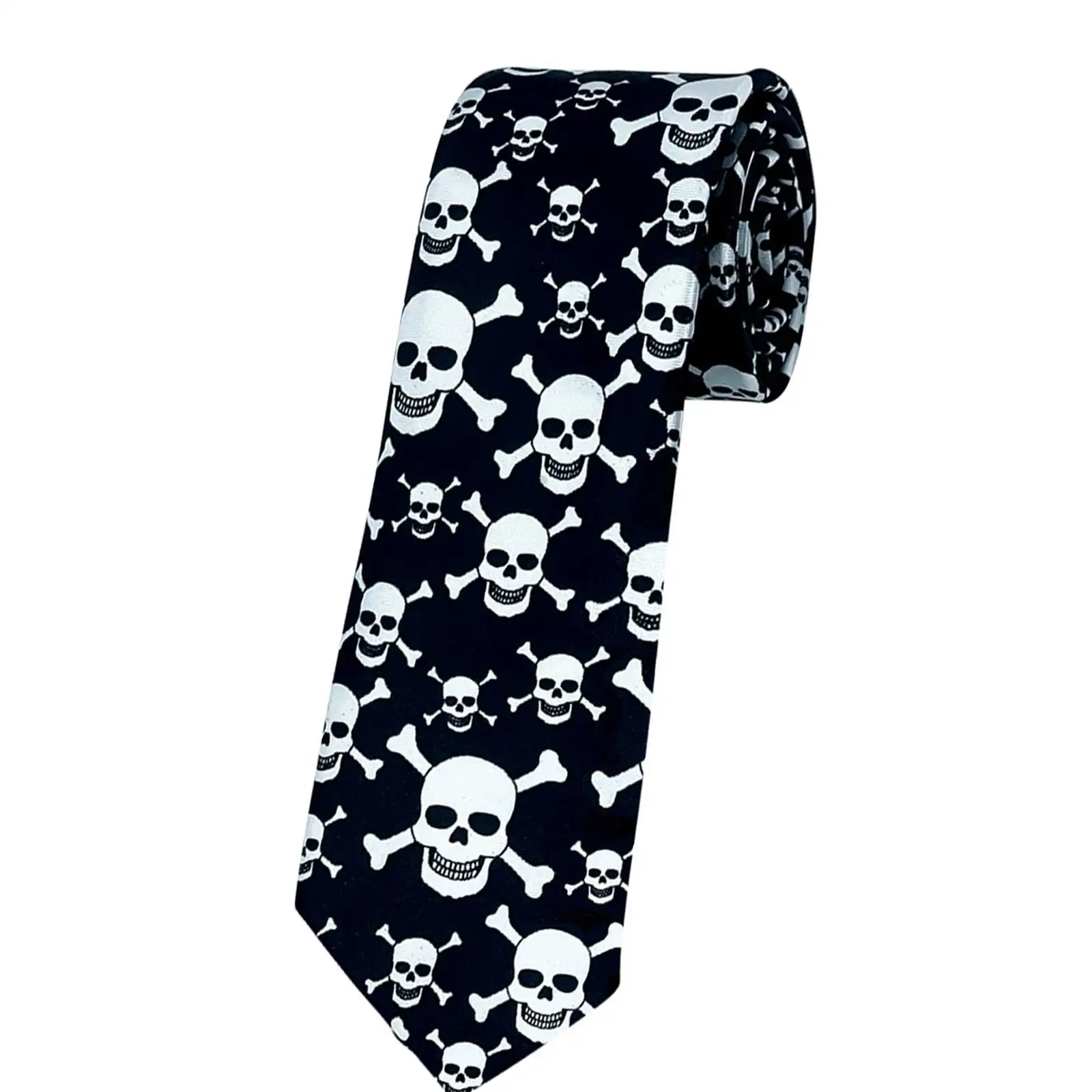 Festival Necktie with Full Print Pattern Designs For Halloween Party DressingUp Formal Event Family Gathering Accessory