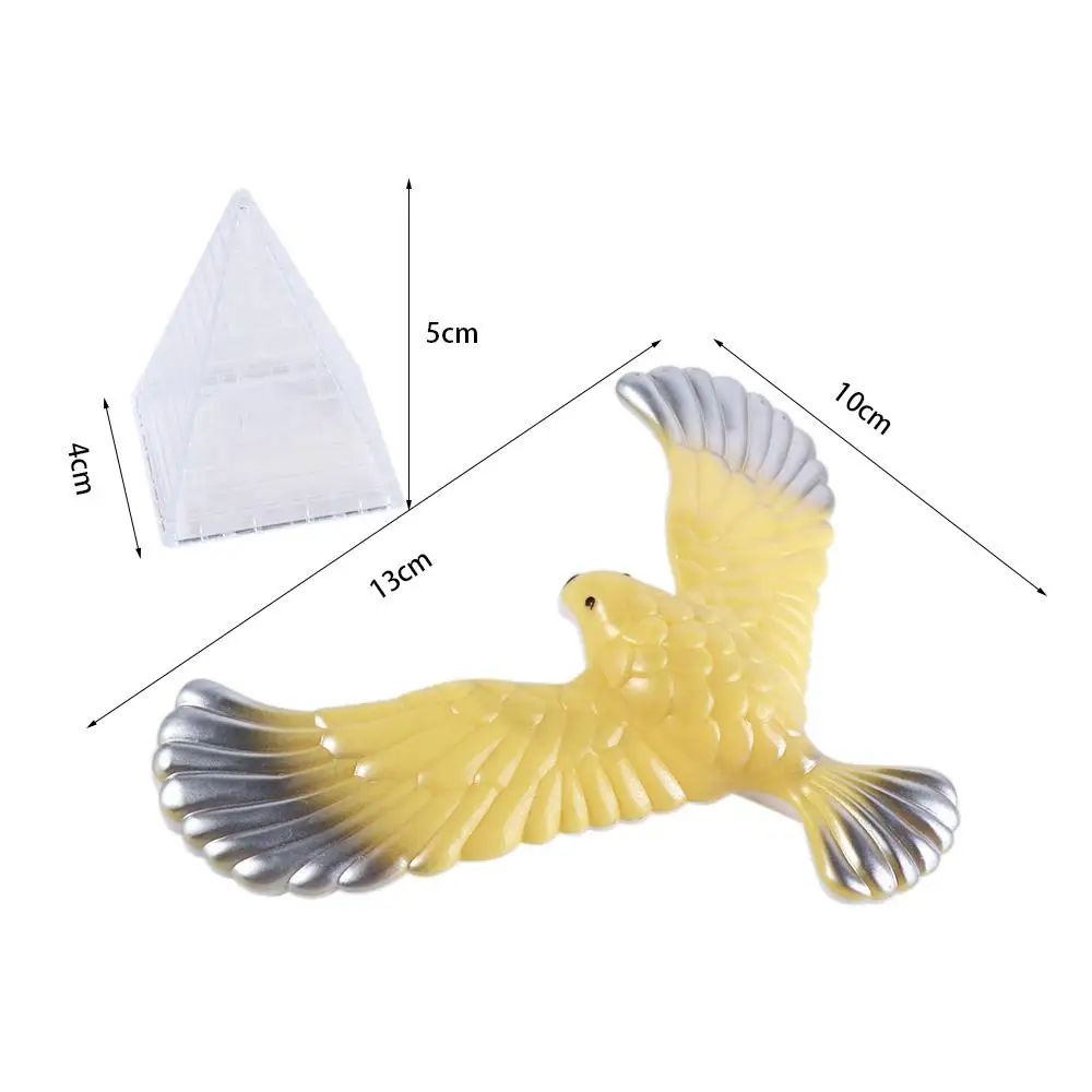 Giocattolo bavaglio per l'apprendimento Giocattolo per la casa per bambini Mantieni l'equilibrio Ornamenti per il desktop Aquila bilanciata Giocattoli per uccelli Figura Decorazione Magia Mantenere l'equilibrio