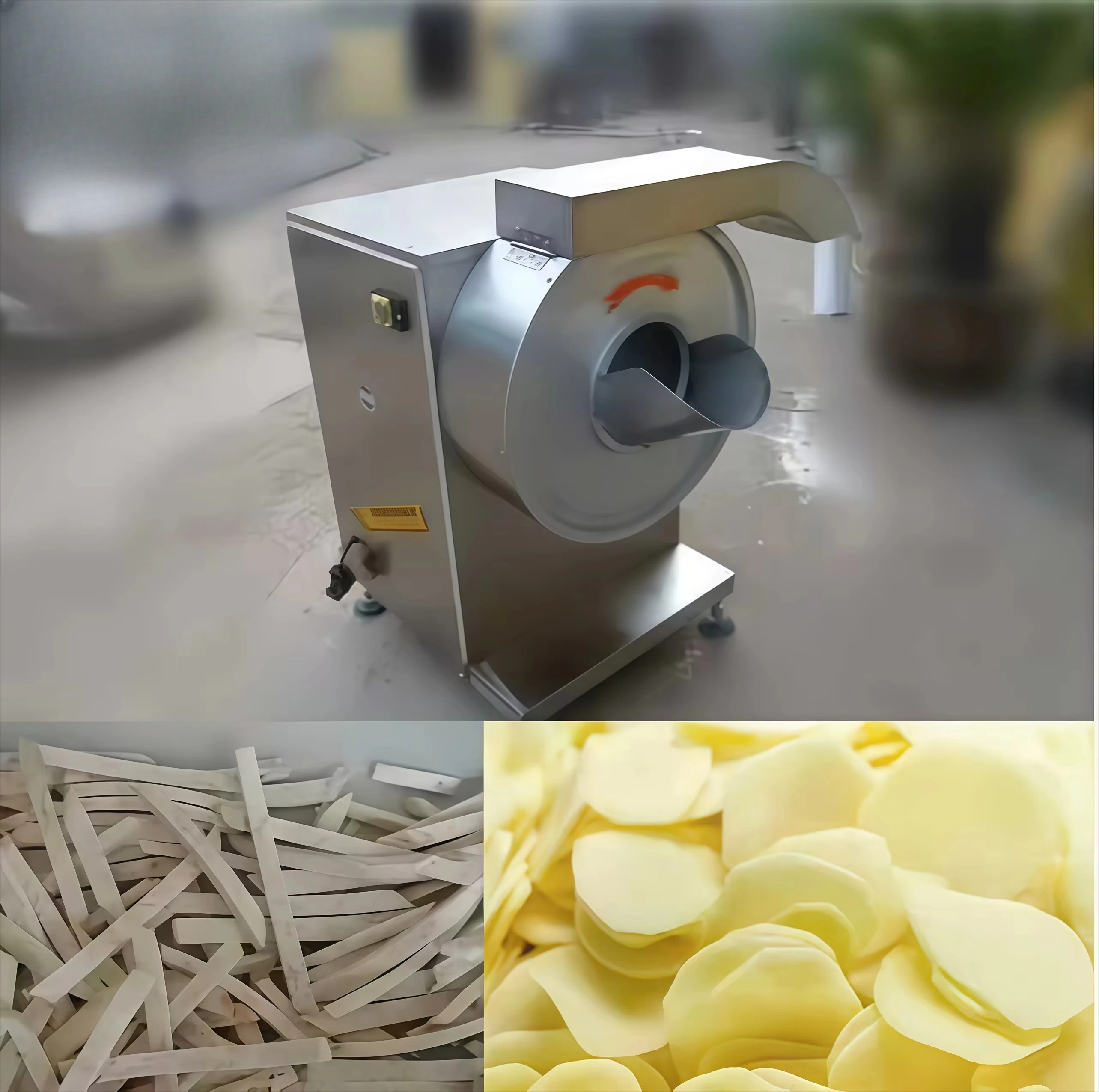 Root Vegetable Cutter Industrial French Fries Machine Potato Slicing Machine for Sale