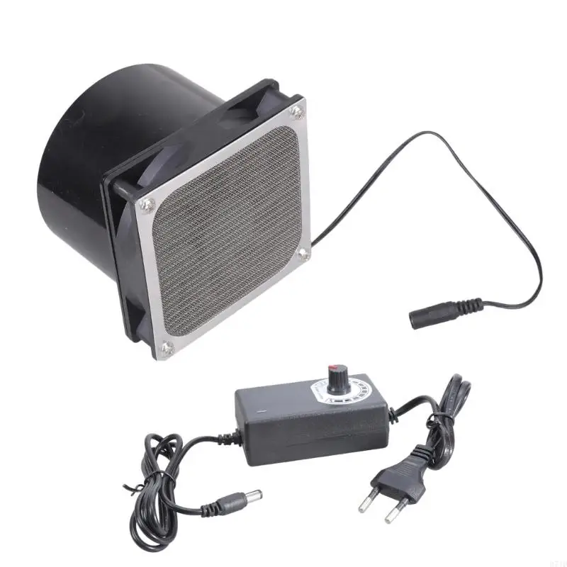 

120mm Adjustment Speed Exhaust Fan Double Ball Bearing 12V High Airflows 82CFM Size 120x120x96mm Ventilation Fan 37JD