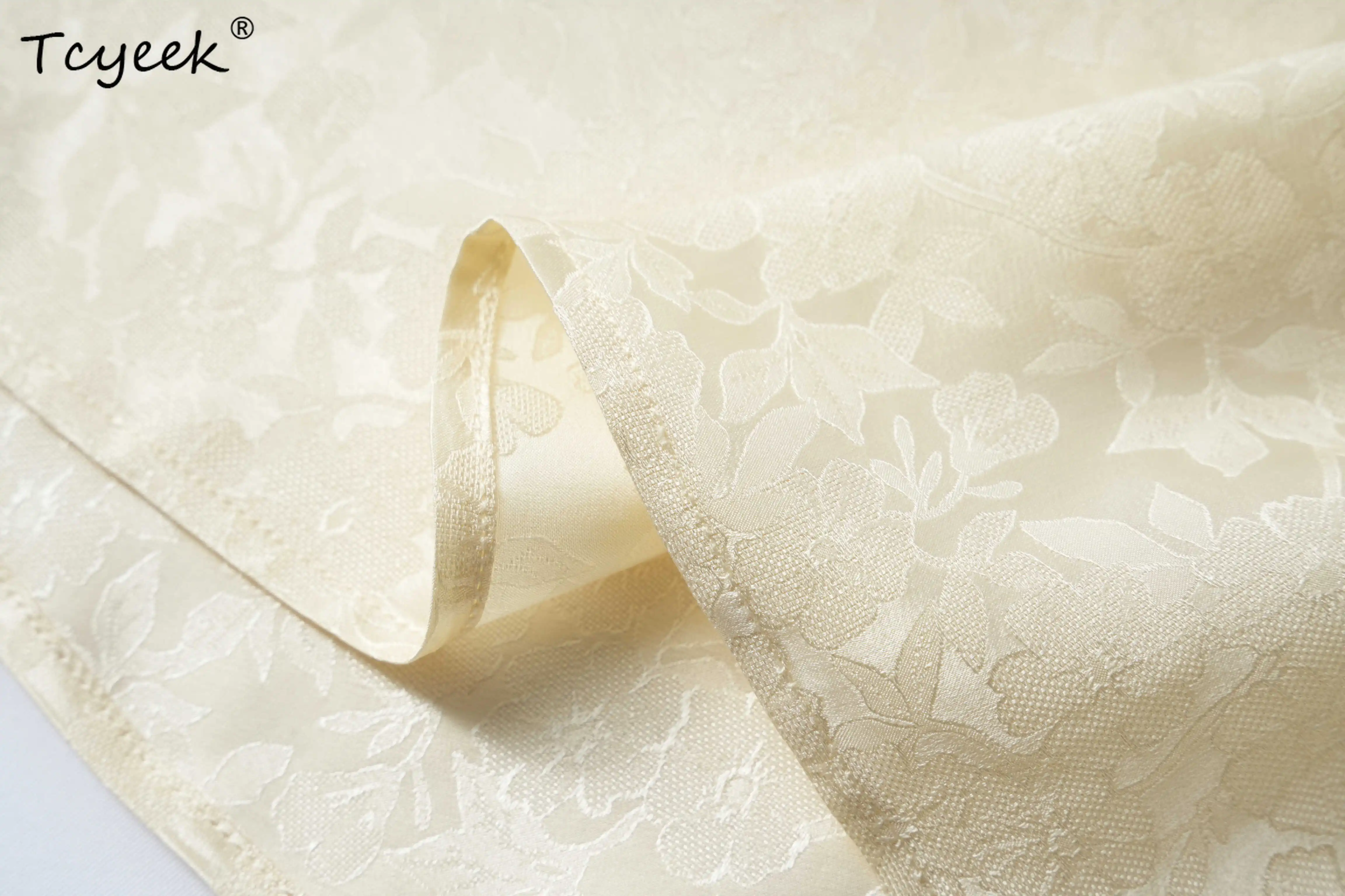 Tcyeek Camicie da donna con maniche a sette quarti in vera seta di gelso al 100% stile Guofeng estivo con colletto Su Li Ж Dön hei Одеж Б 