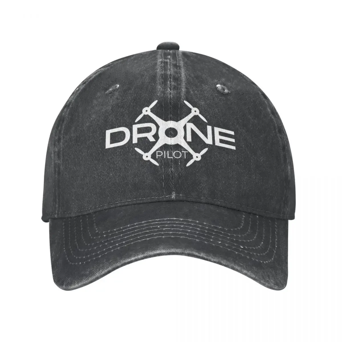 Drone Pilot Denim Baseball Cap Drone Classic Female Male Custom DIY Trucker Hat Summer Y2k Running Hippie Wholesale Snapback Cap