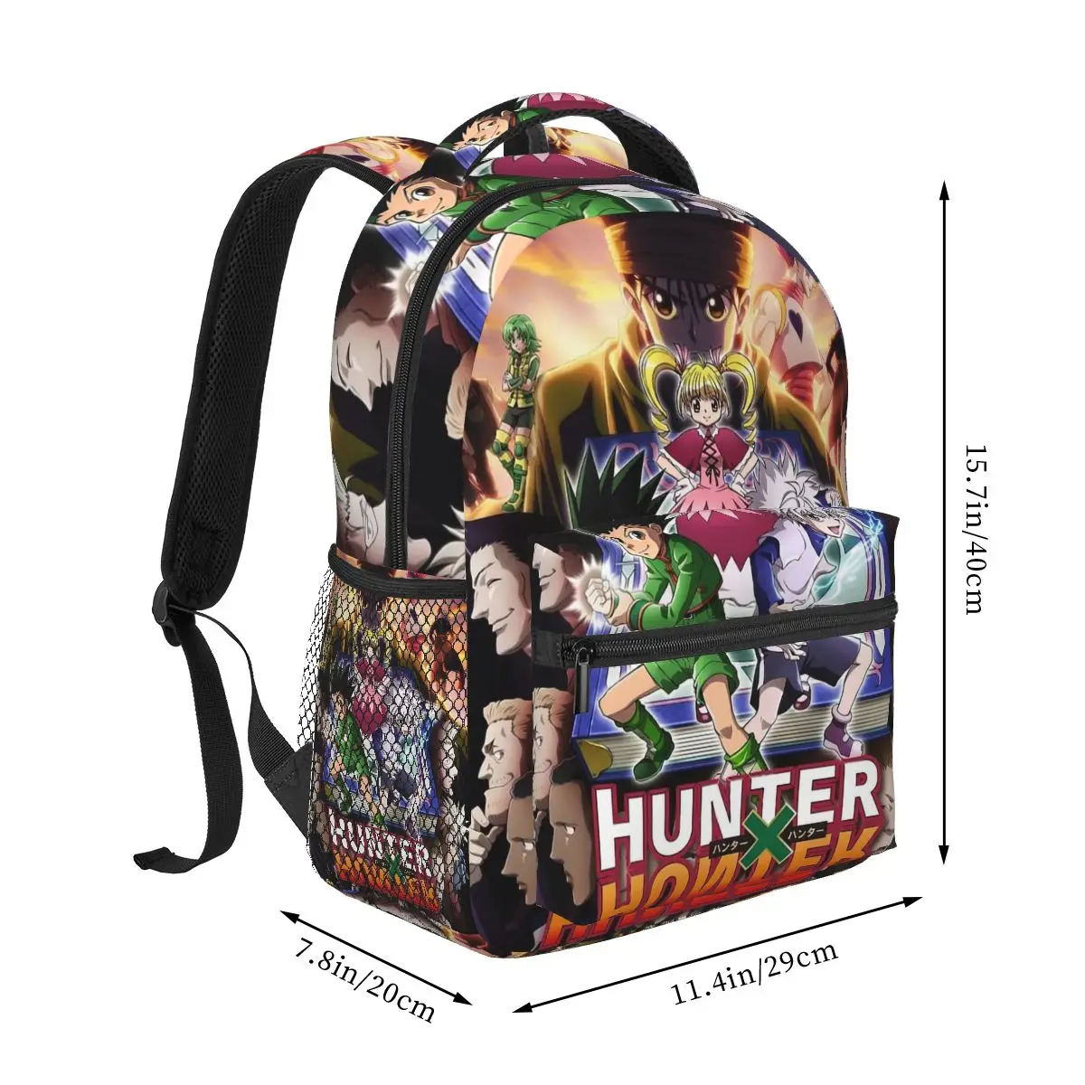 Anime Hunter X Hunter Phantom Troupe Backpack Student Boys Girls BookBag Children School Bag Laptop Shoulder Bags for Men Women