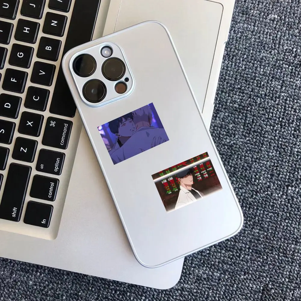 108 Vellen/Set Mignon Licht Koreaanse Bl Manga Sticker Computer, Telefoon Case Decoratieve Sticker Waterdicht