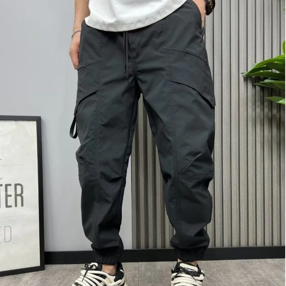 Ruffian Handsome Men Hiking Pants Big Pocket Invisible Open Crotch Outdoor Sex Overalls Men's Loose Casual Trousers High Street