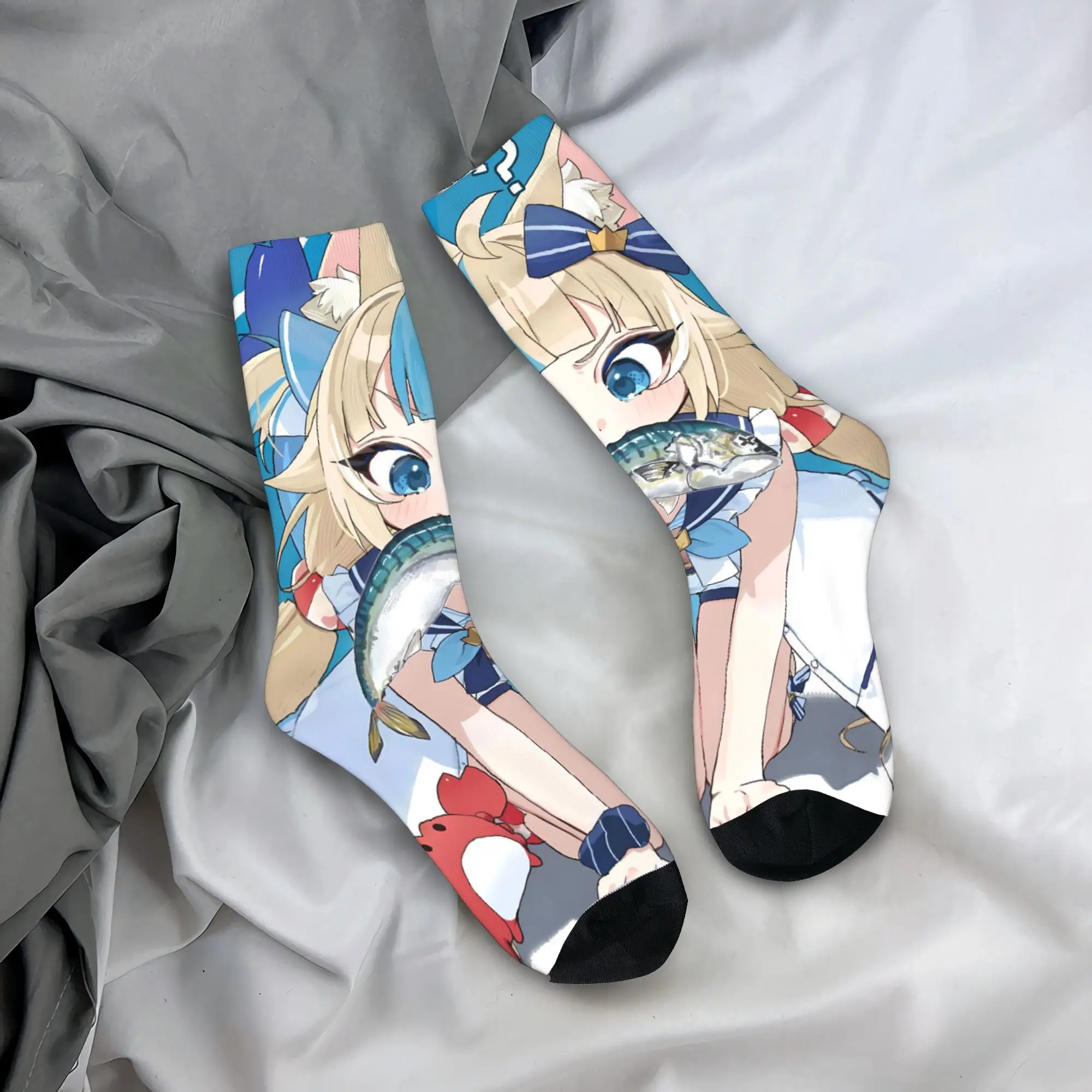 

Женские и мужские носки Sameko Saba, чулки, противоскользящие носки высокого качества, весенние носки для бега с рисунком для отдыха