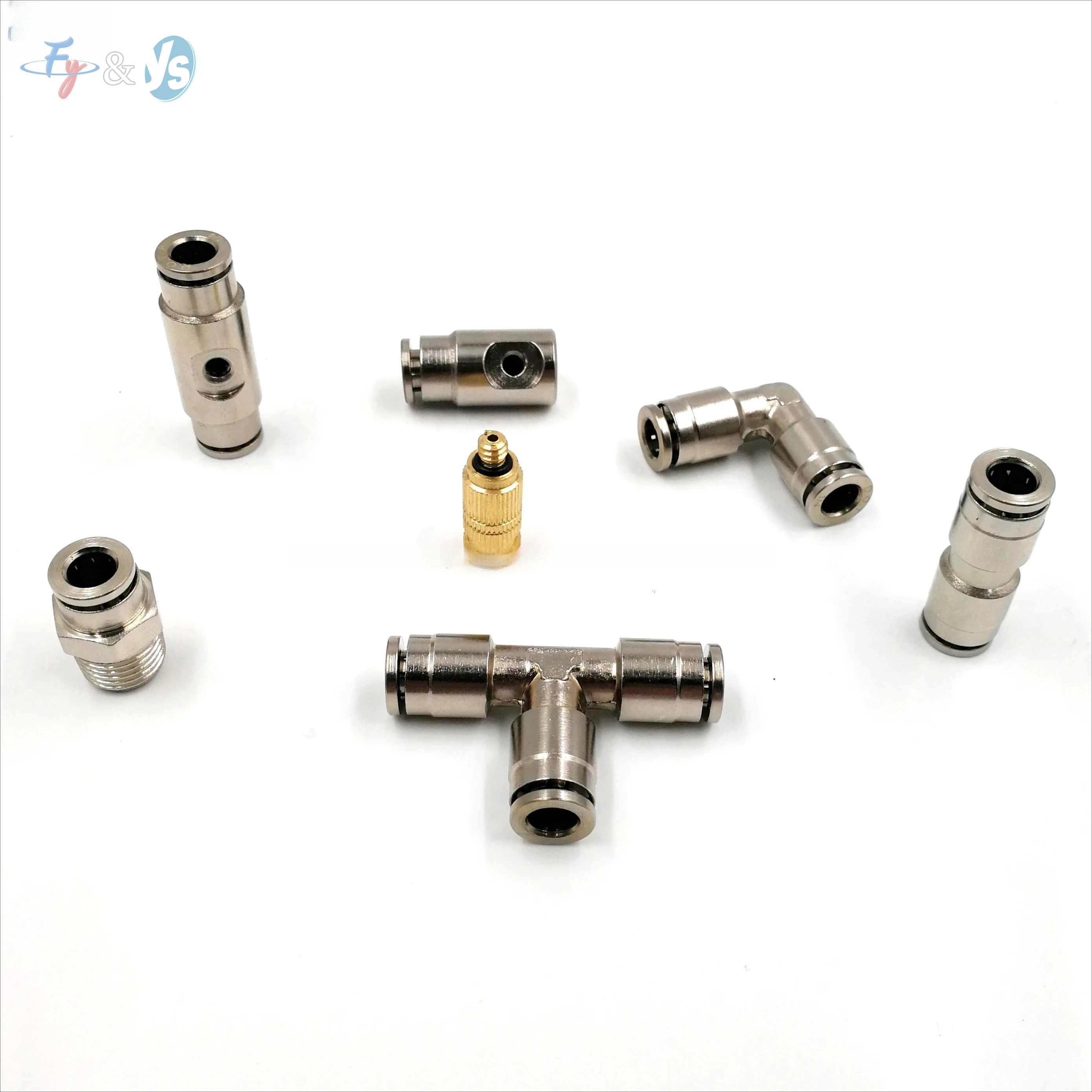 6.35mm 9.52mm 12.7mm High Pressure Fogging Parts Mist System Accessories for Outdoor Cooling Mist Fog System