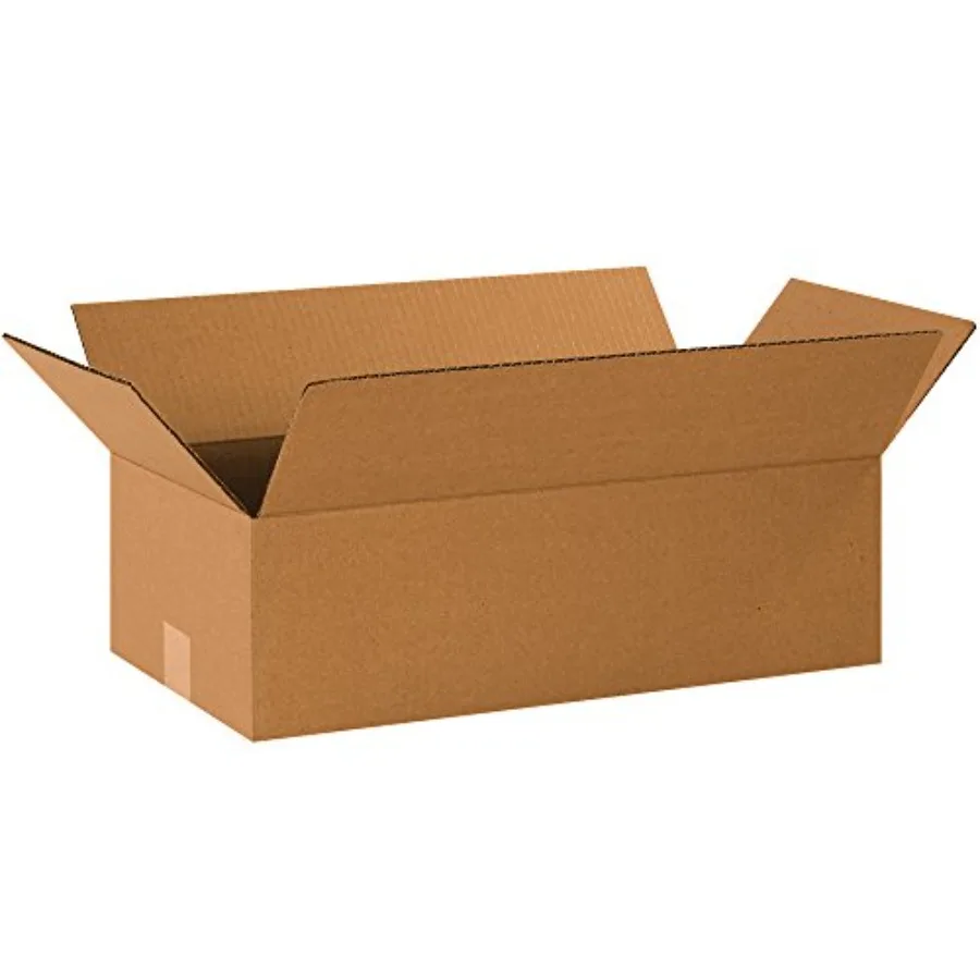 

AVIDITI 20 x 10 x 6 Corrugated Cardboard Boxes, Long 20"L x 10"W x 6"H, Pack of 25 Shipping, Packaging, Moving, Storage Box for