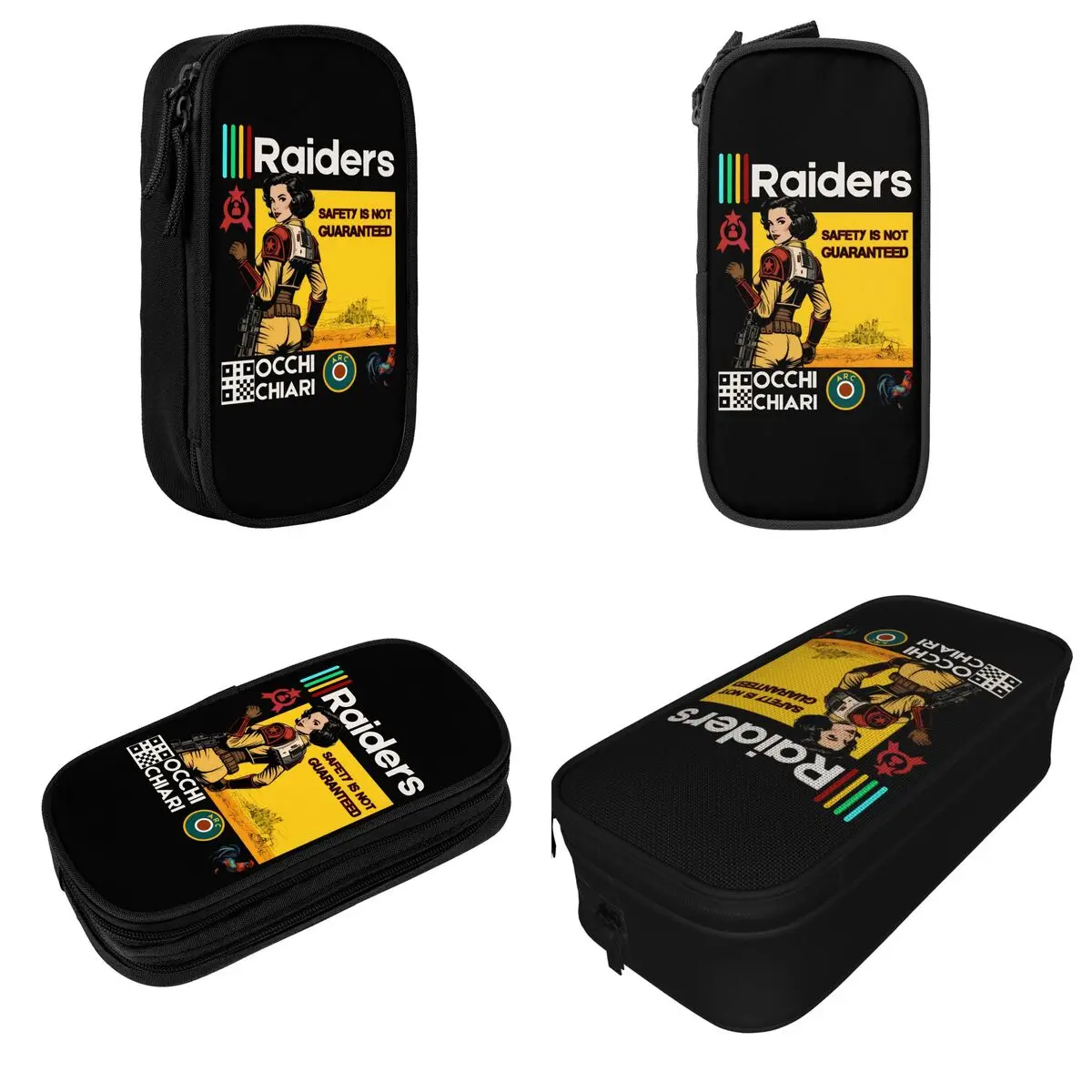 Creative ARC Raiders Adventure Shoot Pencil Cases Pencil Box Pen Holder Large Storage Bags School Supplies Zipper Stationery
