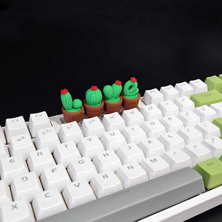 

Cute Colorful Cactus Keycaps For ESC Mechanical Keyboard Cartoon Personality LOVE KEY CAP Gifts